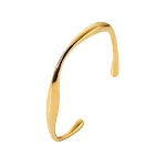 Vrouwen armband van verguld roestvrij staal Een stijlvolle en duurzame armband voor dames, perfect voor dagelijks gebruik of speciale gelegenheden, waterbestendig en elegant. — foto 2