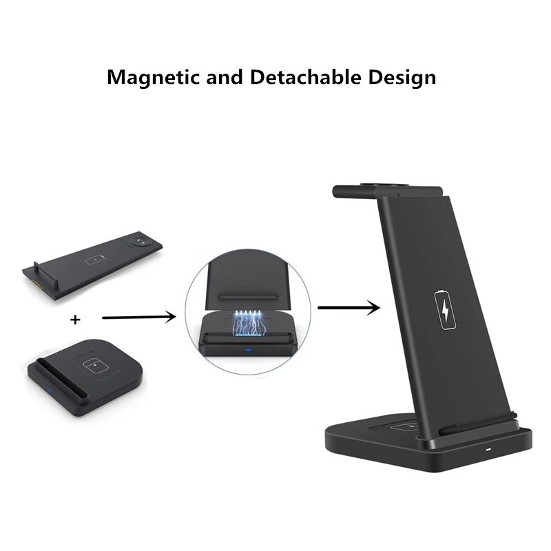 Title 2, Versatile Foldable 3-in-1 Wireless Charger for ...