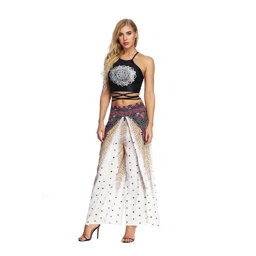 Title 7, Wide Leg Pants Loose Plus Size Casual Yoga Pant...