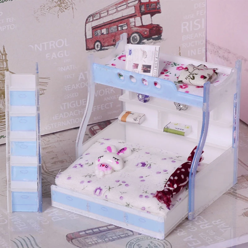 Title 3, DIY Doll House Handmade Scene Mini Furniture Cr...
