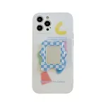 White background with bracket
