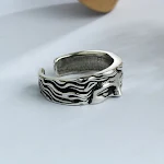 Anel Meia Face Aberto Venus para Homens e Mulheres. Design elegante, ajuste confortável. Perfeito para uso diário. Joia moderna e estilosa. — foto 14
