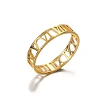 Roman Numerals Gold