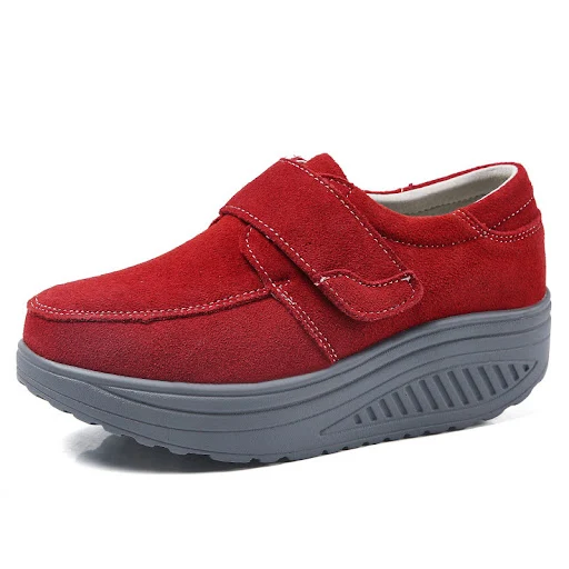 Title 8, Non-slip wedge heel platform heightened fashion...