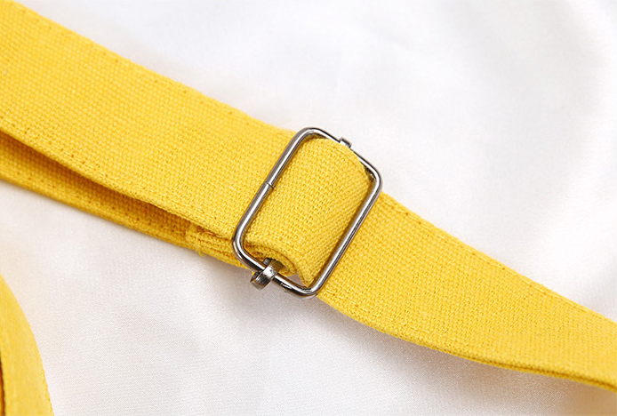 Canvas bag for women, slung, Korean version Harajuku ulzzang, perfect for college students and as a school bag. — photo 9