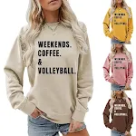 Moletom feminino simples com gola redonda e manga comprida solta — foto 20