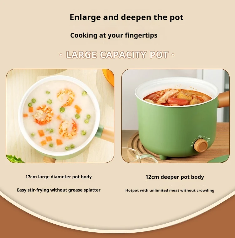 Title 16, Multi-functional Electric Hot Pot for Cooking N...