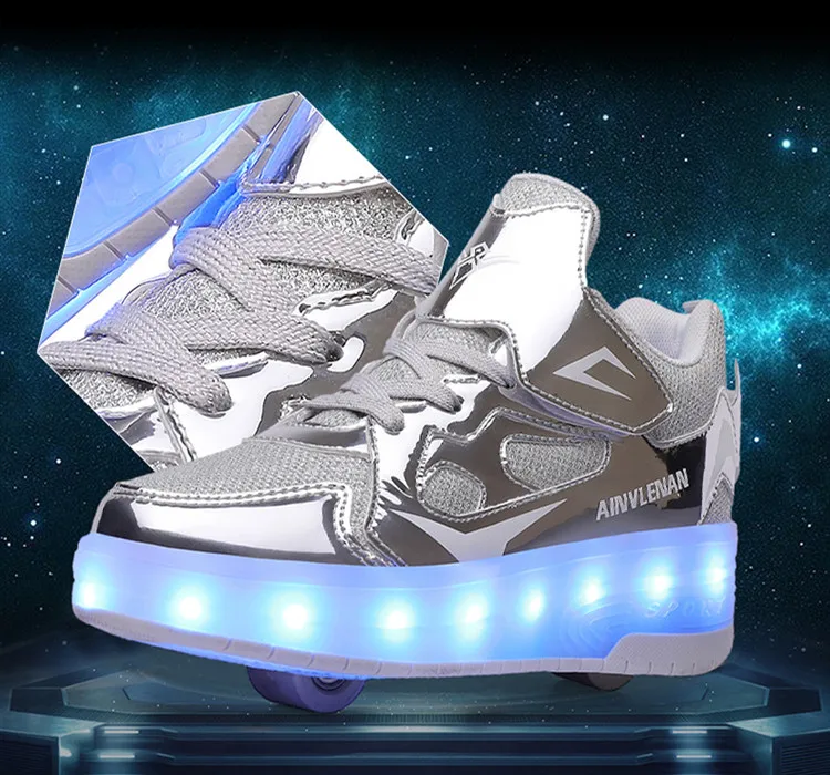 Title 13, LED Ultralight Luminous Charging Heelys Sports ...