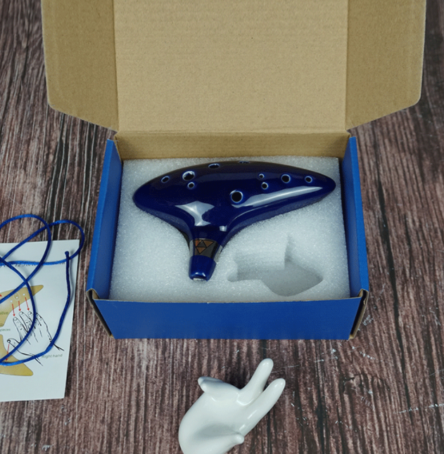 Flauta de cerâmica chinesa Alto C de 12 furos, instrumento musical perfeito para criar belas melodias e tocar com facilidade. — foto 12