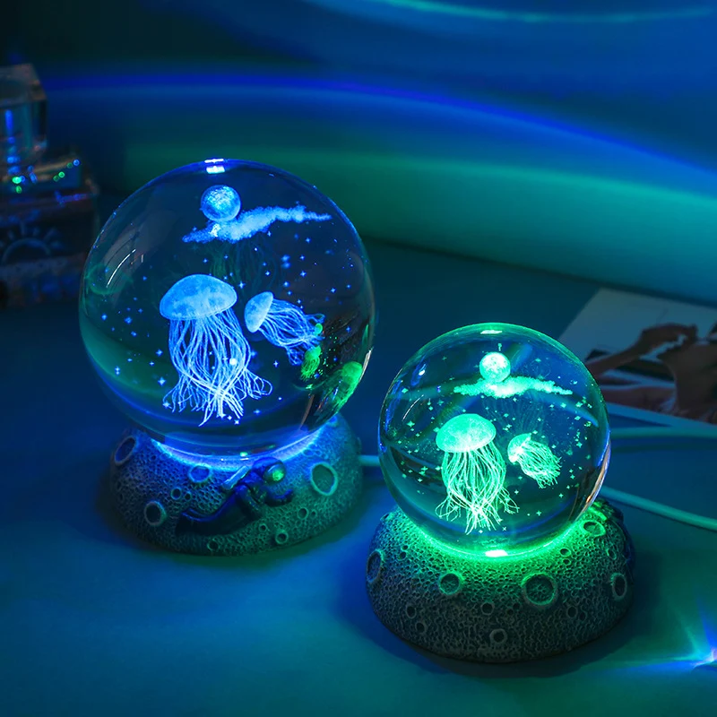 Crystal Ball Decoration Luminous Resin Base. Create a magical ambiance with this perfect home decoration or unique gift. — photo 15