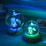 Crystal Ball Decoration Luminous Resin Base. Create a magical ambiance with this perfect home decoration or unique gift. — photo 15