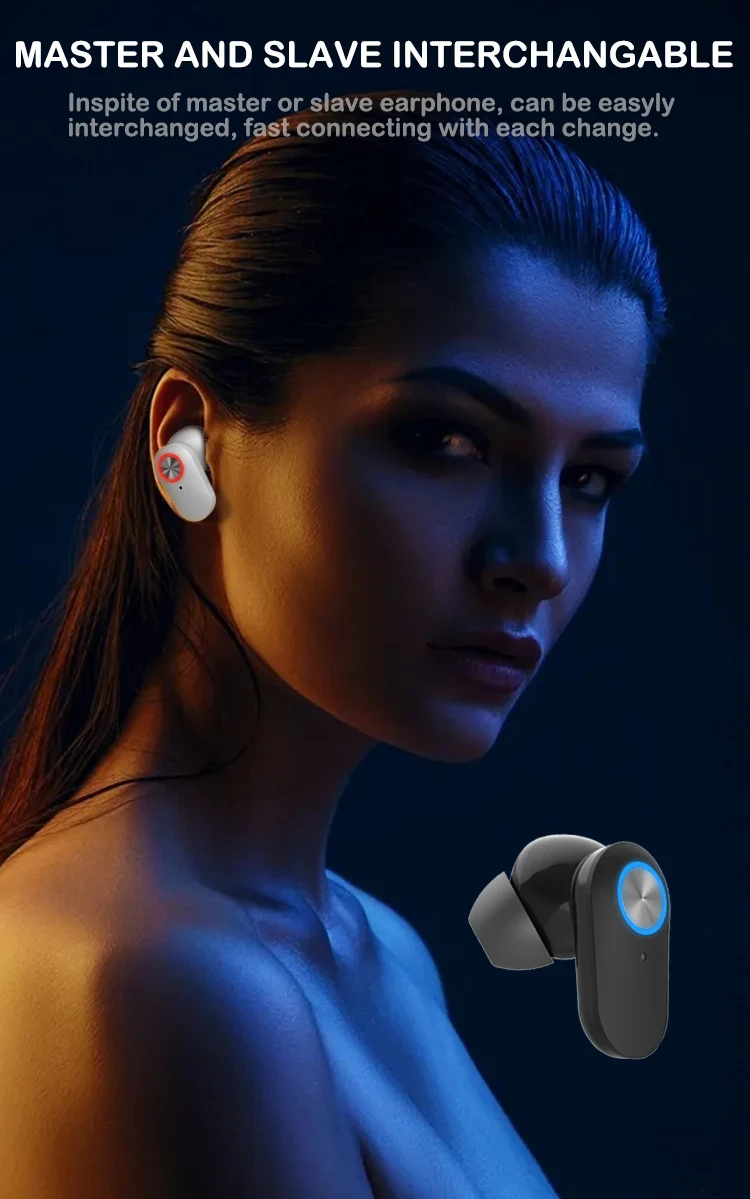 Title 6, Cuffie Bluetooth wireless YD06 con display digi...