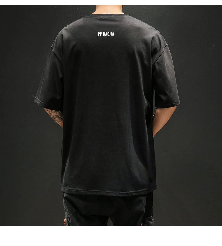 Title 6, Camiseta masculina casual folgada para homens t...