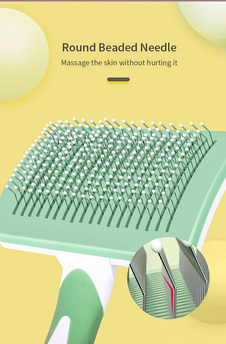 Title 4, Pet Hair Shedding Comb Dog Cat Brush Grooming L...