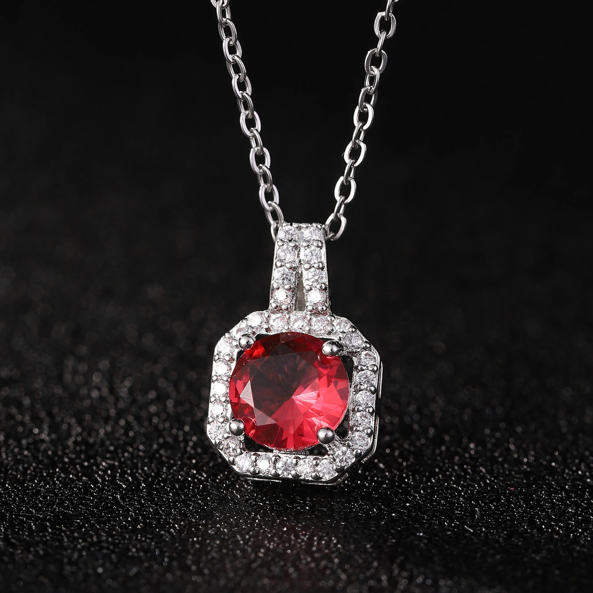 Colar pingente de frasco de perfume feminino com diamantes completos, perfume pessoal e elegância duradoura. — foto 2