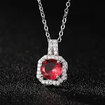 Colar pingente de frasco de perfume feminino com diamantes completos, perfume pessoal e elegância duradoura. — foto 2