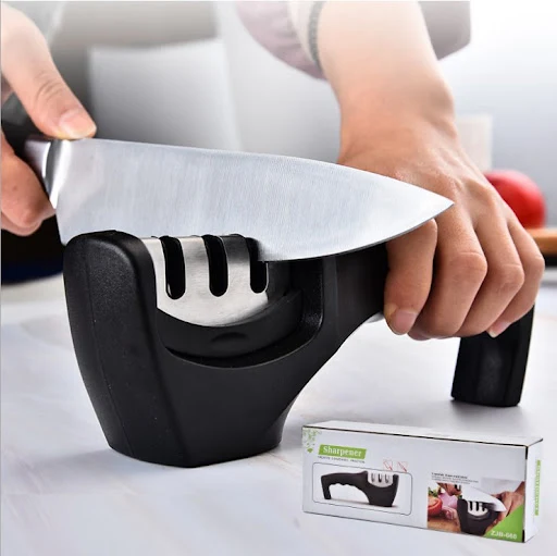 Title 4, Manual Quick Sharpener for Home, Fixed Angle Sh...