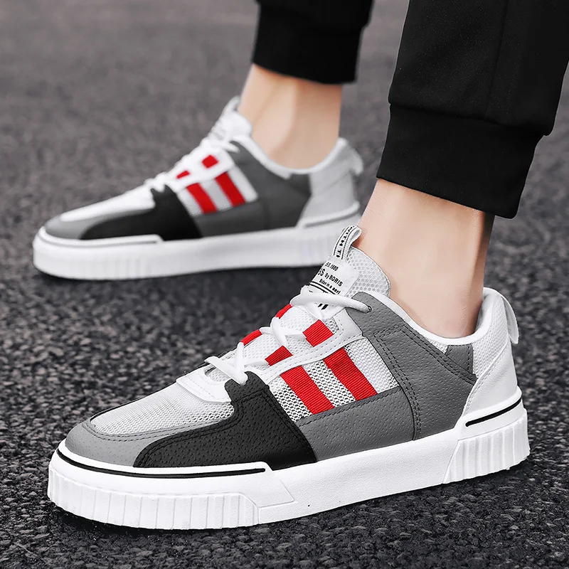 Mesh breathable casual skateboard shoes, offering comfort and style for both men and women, perfect for skateboarding an — photo 2