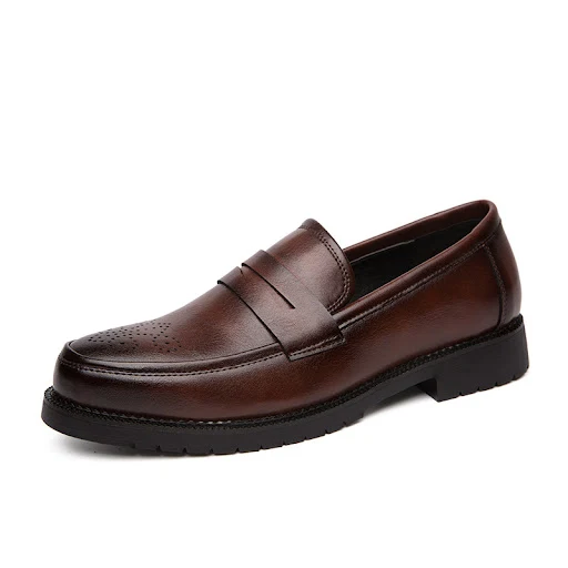 Title 1, Męskie buty skórzane casual w dużych rozmiarach...