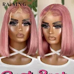 Peruca Front Lace Estilo Europeu e Americano, Cabelo Natural, Ideal para um visual impressionante e elegante instantaneamente — foto 4