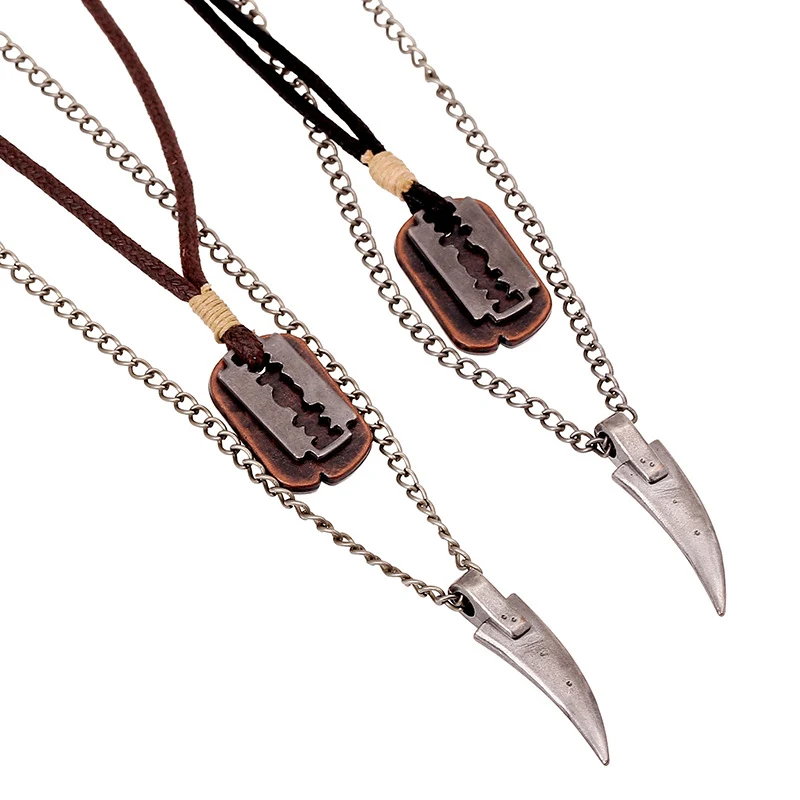 Chain de liga de liga vintage Men's Colar Line Line Colar Long — foto 2