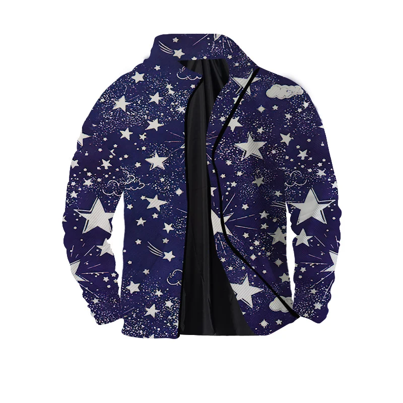 Title 1, Mens Twill 3D Zipper Jacket with digital print...