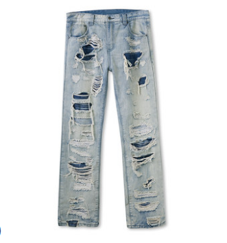 Kaalixto Ripped Jeans Heren Gewassen Broek Comfortabel en Stijlvol Modern Design Duurzaam Perfect voor Casual Looks en Een Trendy Uitstraling — foto 5