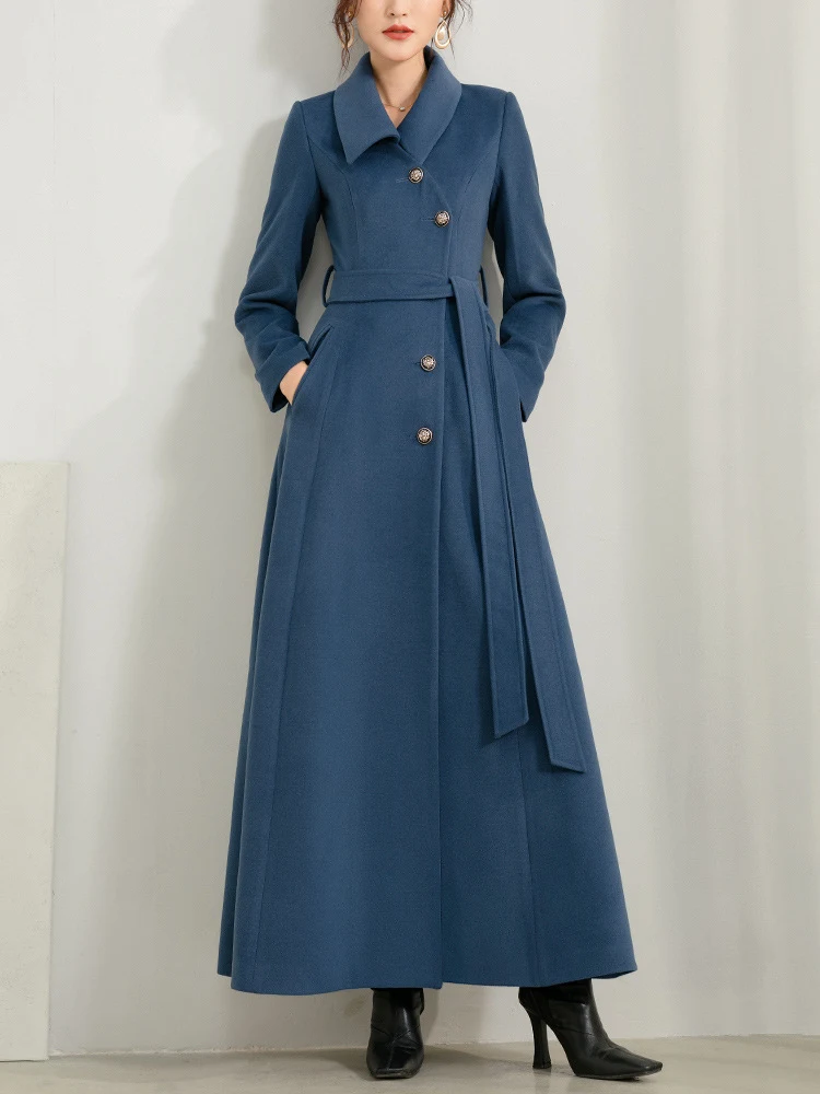 Nuovo cappotto in lana, cashmere double face. Unisce eleganza e calore per uomo e donna. Perfetto per l'inverno e occasioni speciali. — foto 5
