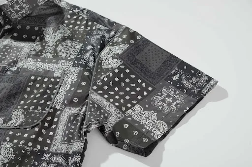 Title 3, Camisa de manga curta impressa étnica