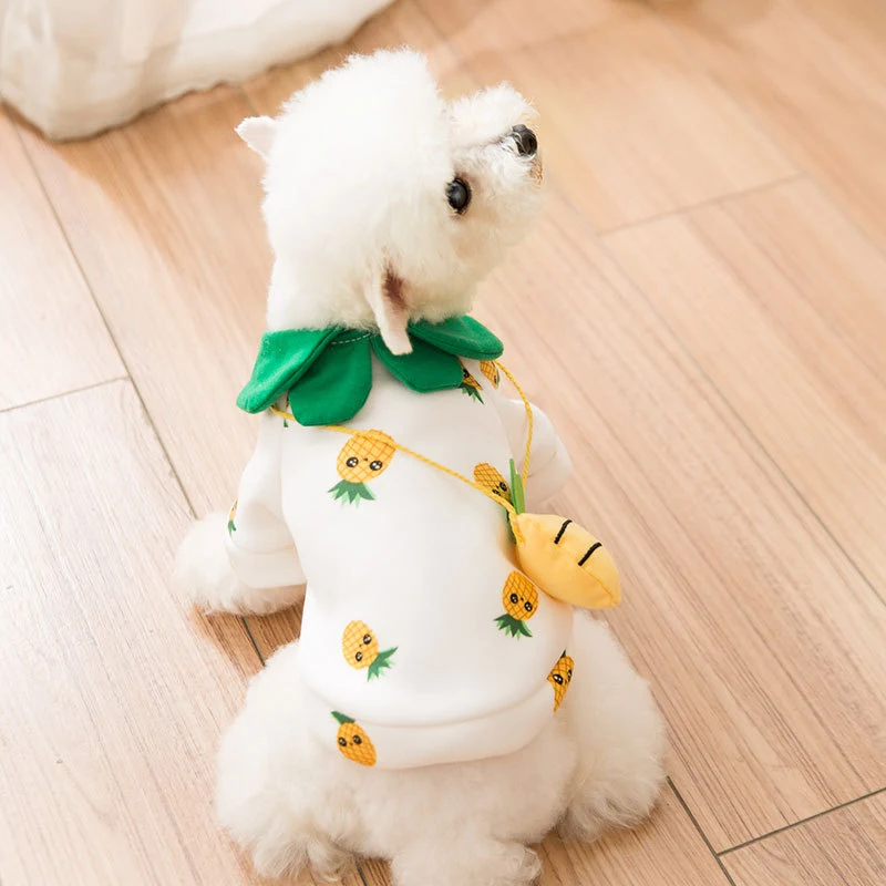 Pineapple Backpack Dog Clothes Pet Cute Breathable. Perfect for walks and keeping your dog cool and comfortable in the s — photo 4