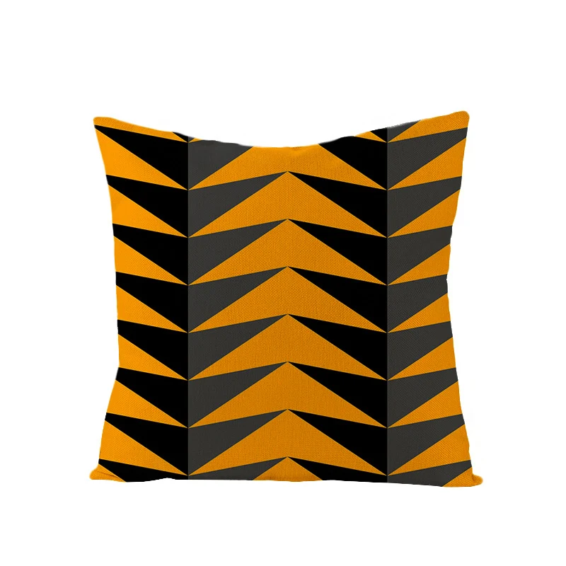 Capa de almofada de linho com abóbora de Halloween para casa, ideal para sofás e decoração, criando um ambiente festivo e aconchegante. — foto 27