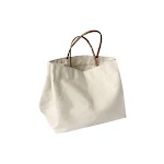 Large Capacity Simple Canvas Bag Solid Color Handbag. Offers ample storage for everyday essentials, shopping, or travel. — photo 1