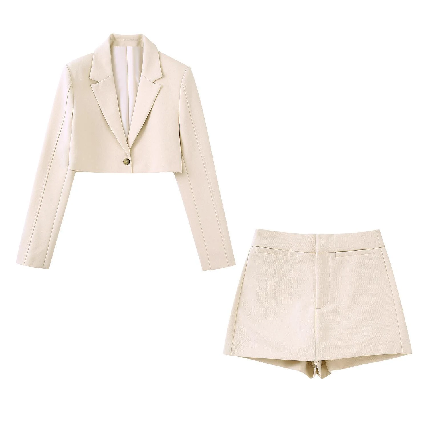 Title 2, Womens Fashion Short Coat Skort Suit