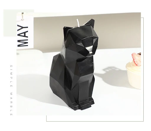 Title 12, Egypt Mysterious Black Cat Aromatherapy Candle,...