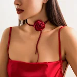 Collar de franela floral sencillo vintage para un toque bohemio. Perfecto para un estilo único y elegante, ideal para el día a día. — foto 13