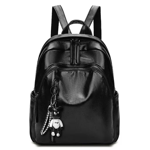 Title 2, Mochila feminina de PU, design moderno e funcio...