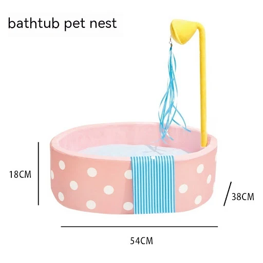 Title 1, Bathtub Pet Bed Autumn And Winter Warm Nest for...