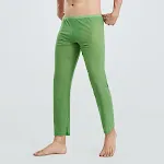 Heren yoga broek, semi-transparant en los. Gemaakt van mesh voor ademend vermogen en comfort. Ideaal voor yoga, sport en vrije tijd. Geniet van bewegingsvrijheid. — foto 5