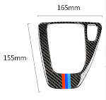 Carbon Fiber Control Panel for BMW E90 E92 E93 3 Series Interior Accessories Modification Enhance Style and Performance — photo 5