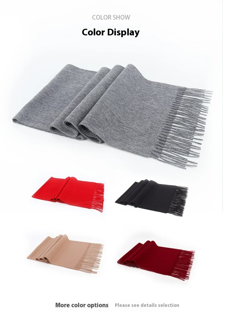 Title 1, Solid Color High-grade Versatile Winter Thicken...