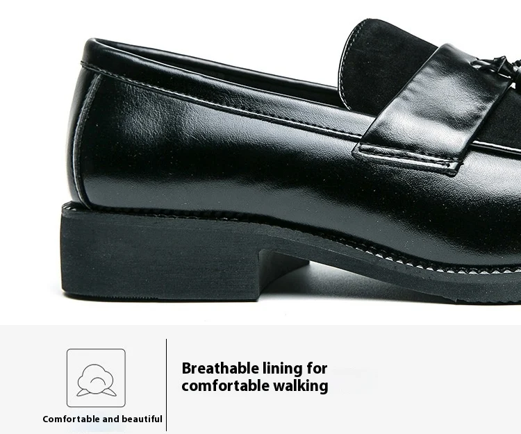 Title 13, Scarpe in pelle da uomo Stile britannico Elegan...