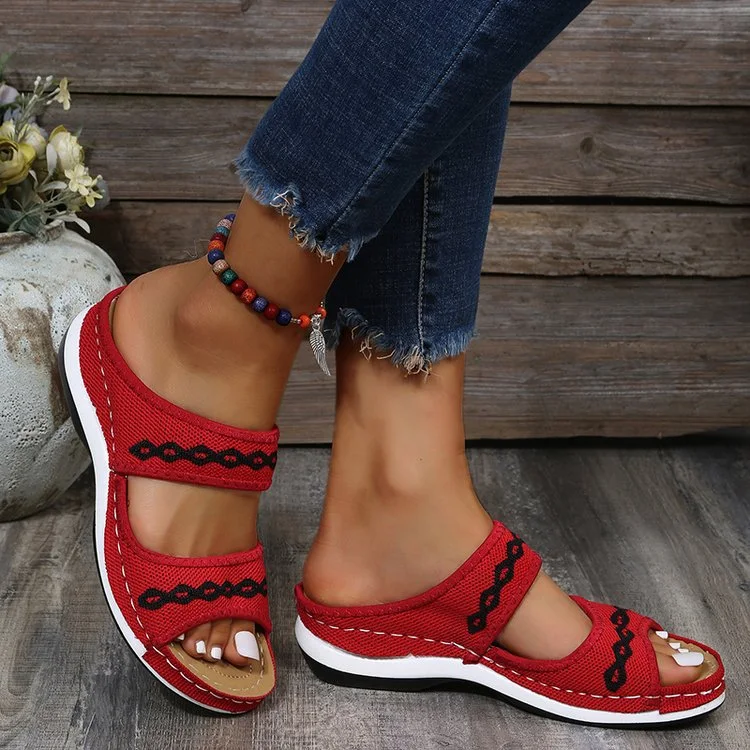 Title 3, Womens Sandals Retro Wedge Slippers Outdoor Su...