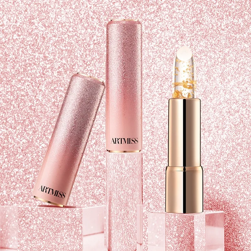 Batom que muda de cor Pink Ripple Gilding, um protetor labial nutritivo e hidratante para lábios macios e saudáveis. — foto 2