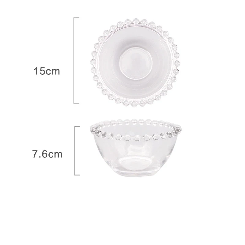 Glass steak plate with a girl-heart design, perfect for western food and fruit. A cute and charming plate to elevate any — photo 12