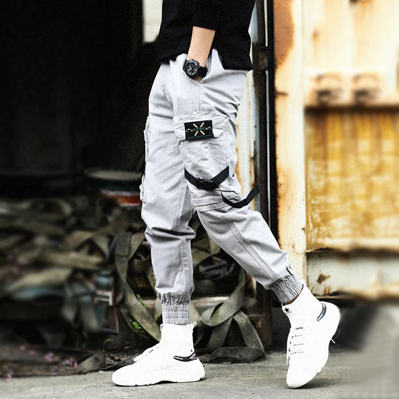 Title 2, Guochao Functional Wind Overalls Mens Trousers...