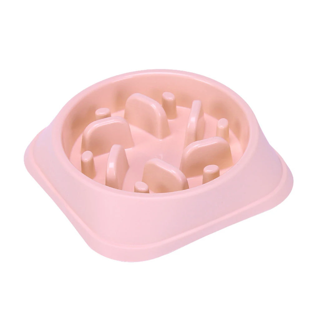 Title 37, Pet Dog Bowl Slow Food Feeder Non-slip Anti Cho...