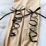 Skin color black bow side