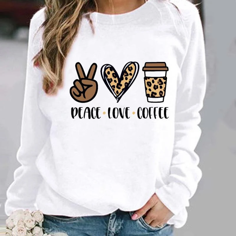 Women's Fashion Casual Round Neck Geometric Pattern Printed Sports Sweater – Comfortable and stylish for everyday wear a — photo 3