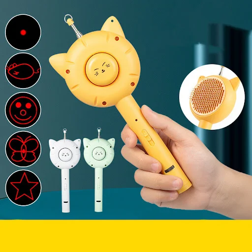 Title 7, Multifunctional Laser Cat Teaser Stick! Interac...