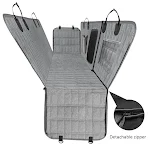 Alfombrilla para mascotas para coche trasero, dividida y desmontable, estilo sentado. Protege y facilita viajes seguros y cómodos con tu perro. — foto 10